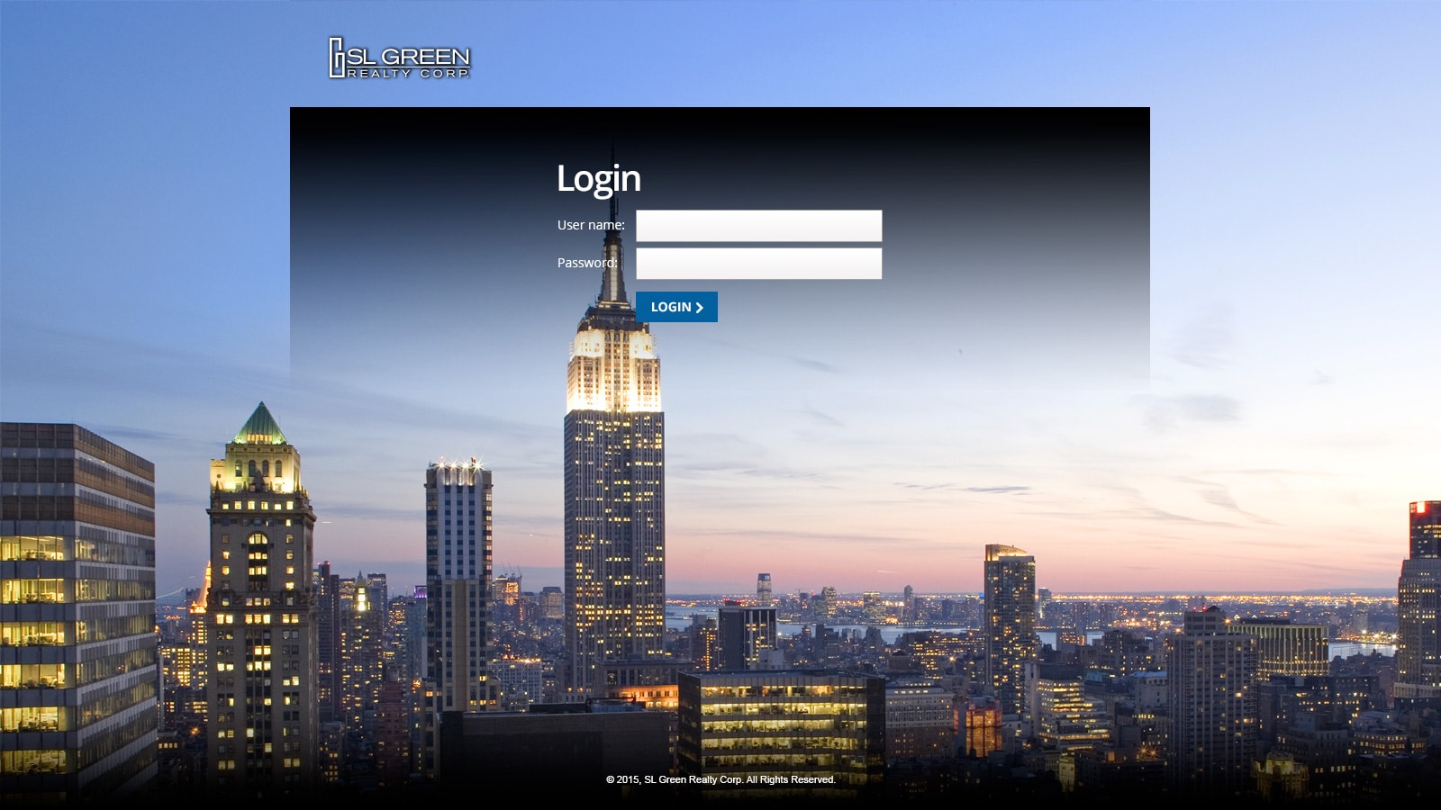 SL Green: Citrix NetScaler login page