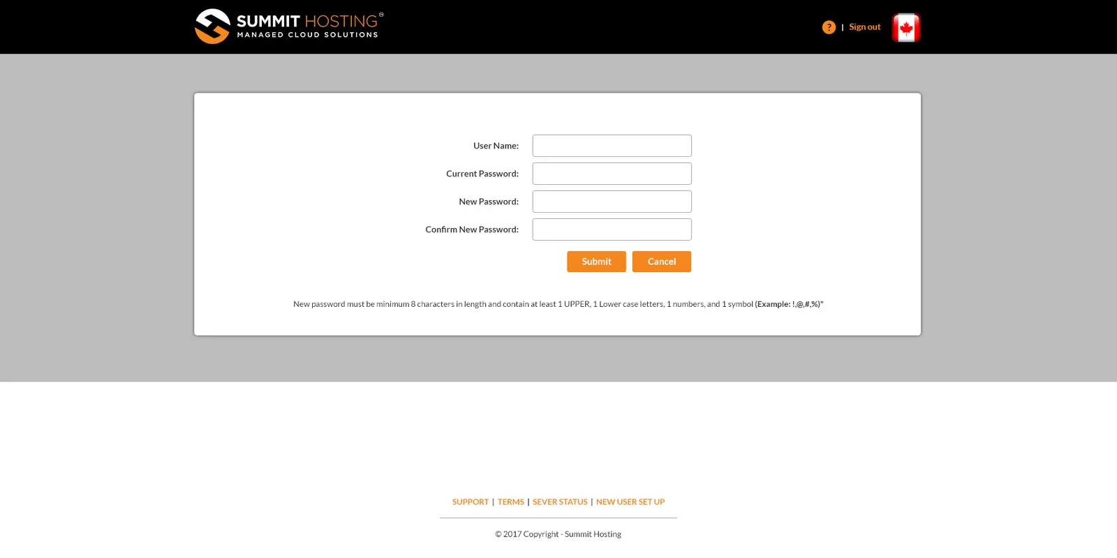 Summit Hosting: RD Web: Microsoft RD Web screenshot 3