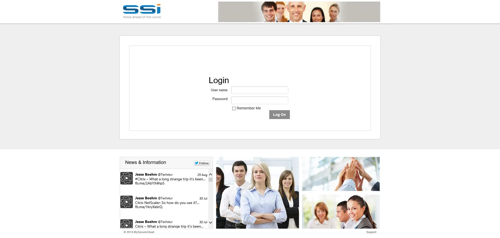 Systems Solution, Inc: NetScaler: Citrix NetScaler login page