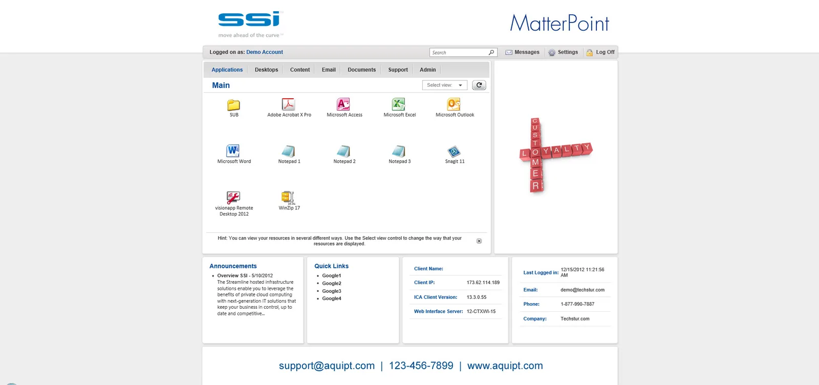 Systems Solution, Inc: Web Interface: Citrix Web Interface screenshot 2