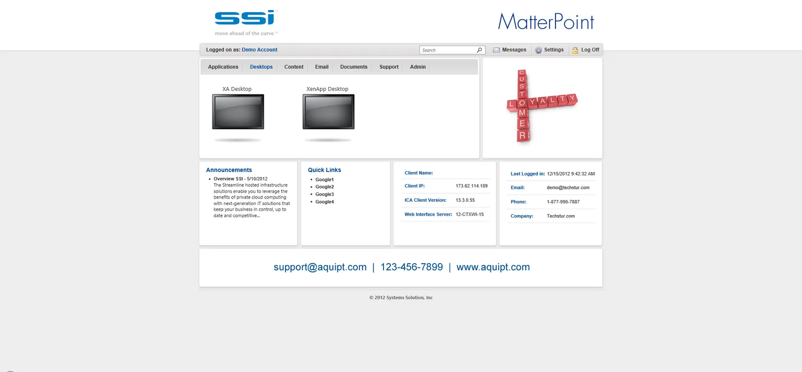 Systems Solution, Inc: Web Interface: Citrix Web Interface screenshot 3