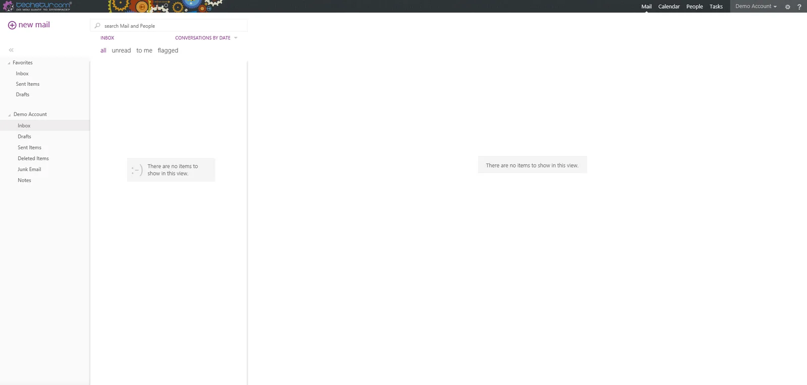 Techstur.com: OWA: Microsoft OWA screenshot 3