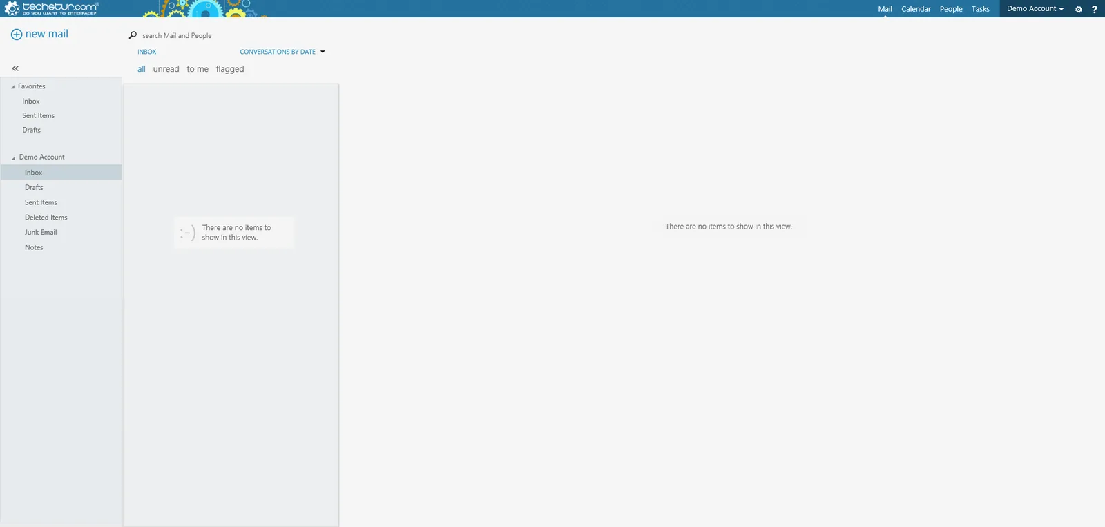 Techstur.com: OWA: Microsoft OWA screenshot 7
