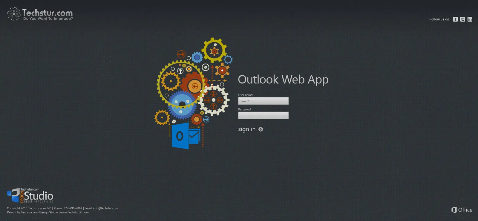Techstur.com: OWA: Microsoft OWA screenshot 9