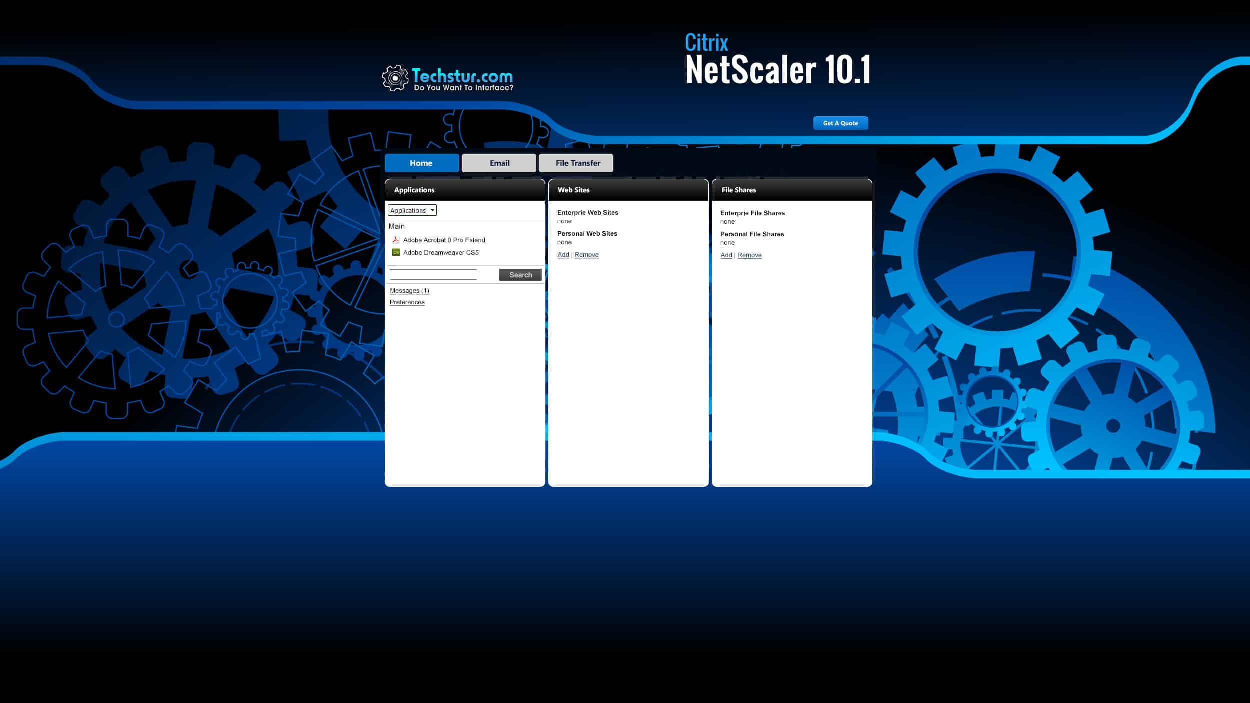 Techstur.com: NetScaler 10.1: Citrix NetScaler screenshot 2