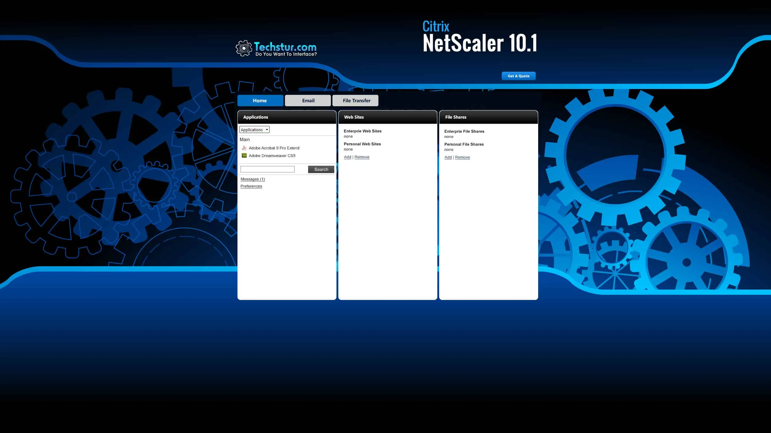 Techstur.com: NetScaler 10.1: Citrix NetScaler screenshot 2