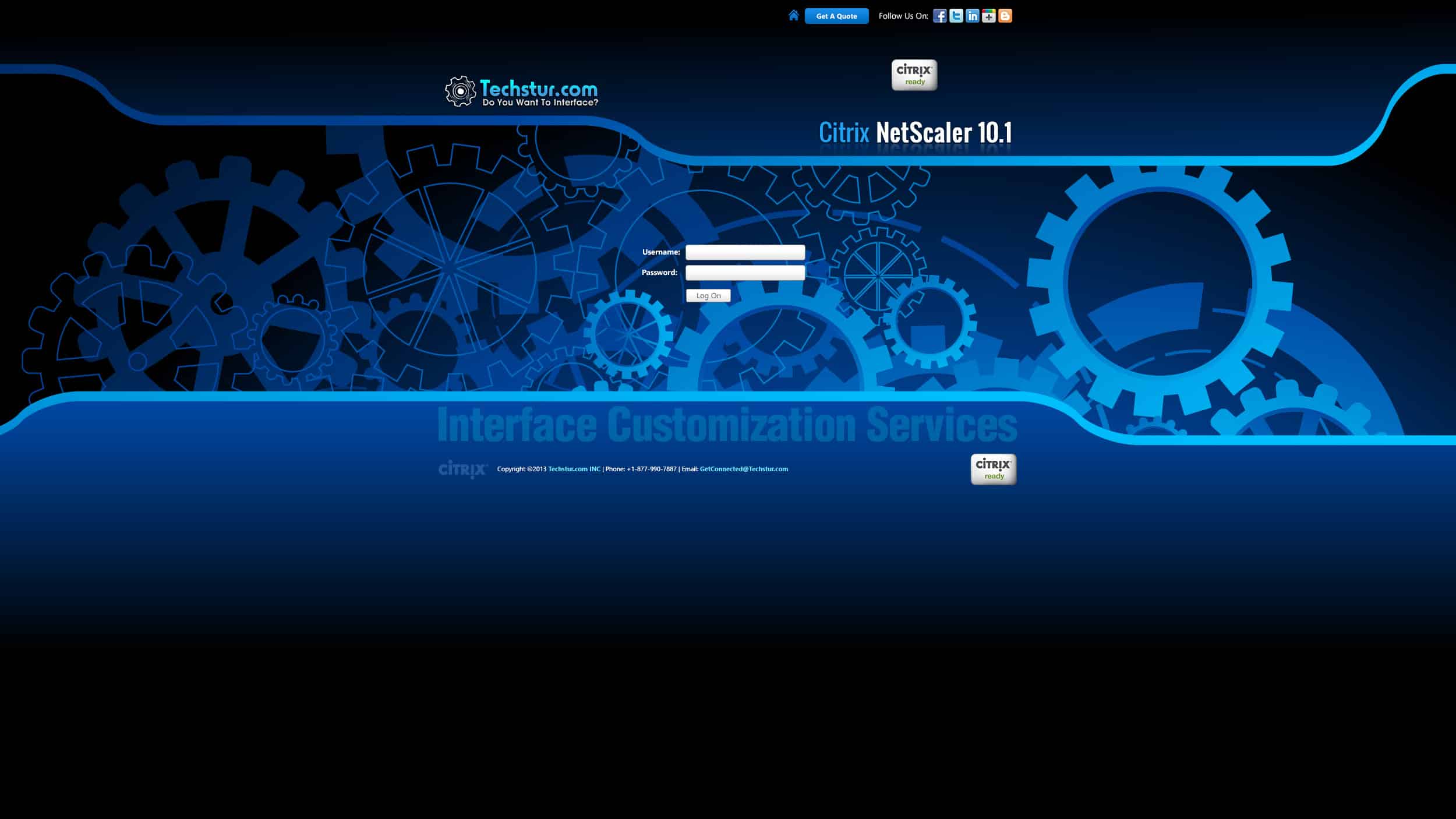 Techstur.com: NetScaler 10.1: Citrix NetScaler login page