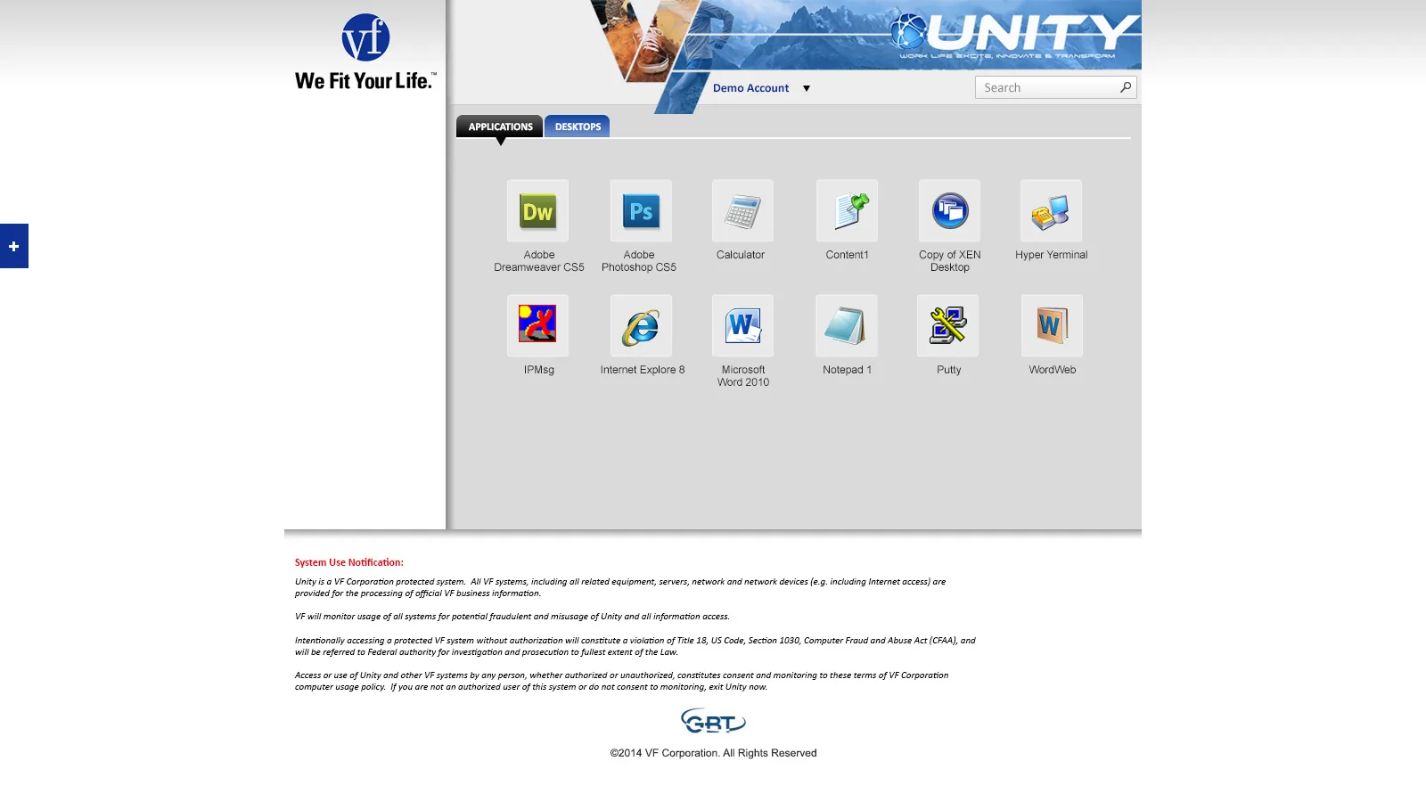 VFC: StoreFront: Citrix StoreFront screenshot 2