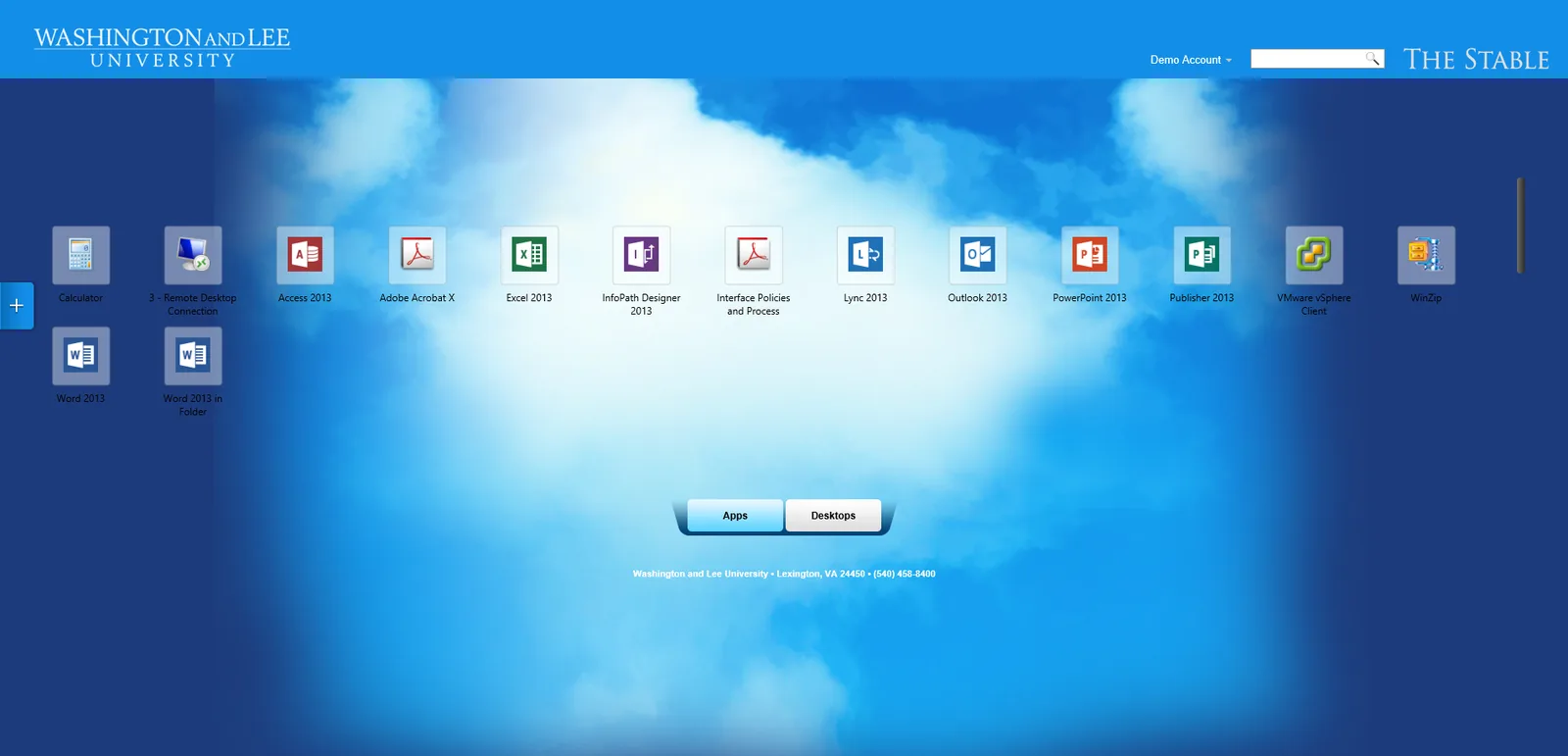 Washington and Lee University: StoreFront: Citrix StoreFront screenshot 5