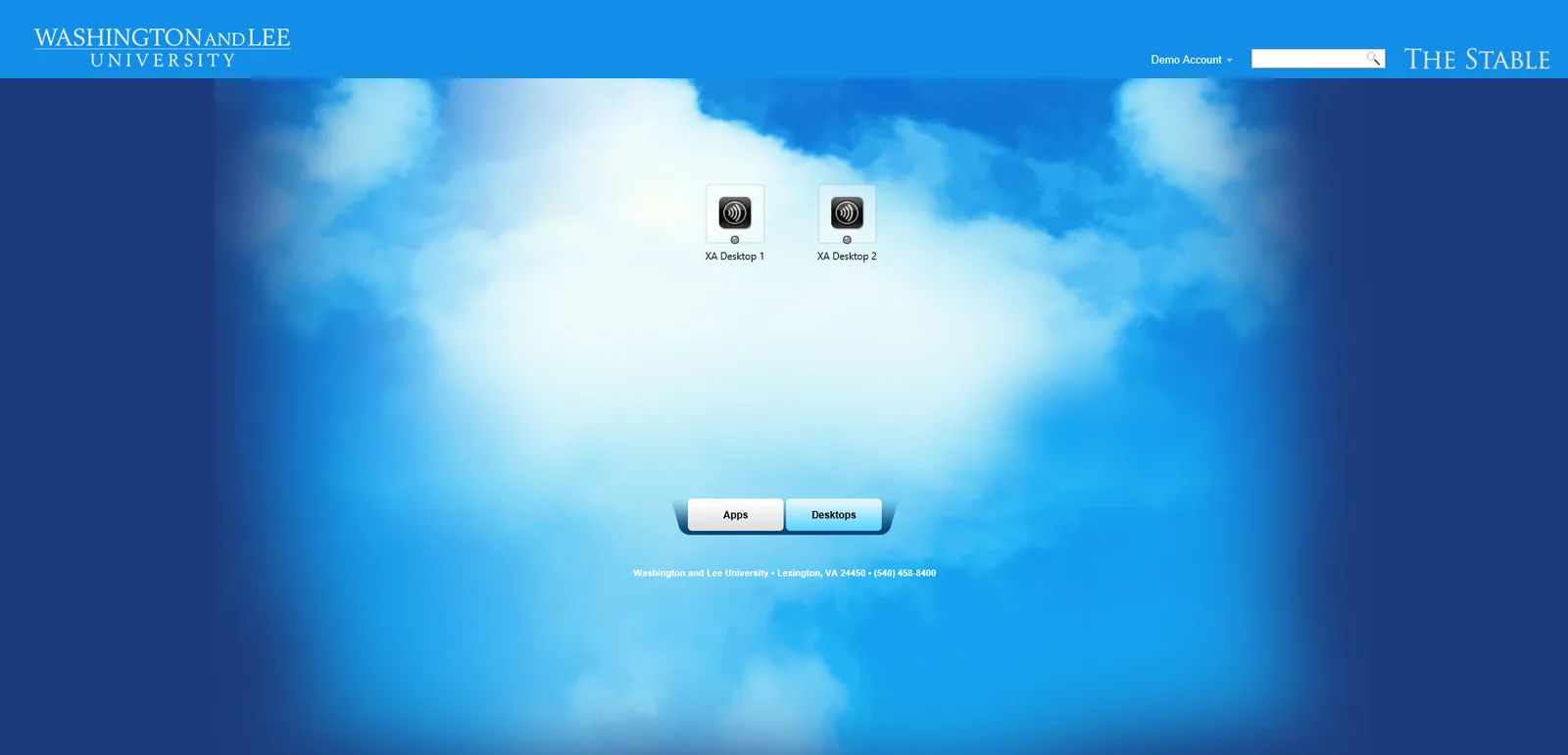 Washington and Lee University: StoreFront: Citrix StoreFront screenshot 6