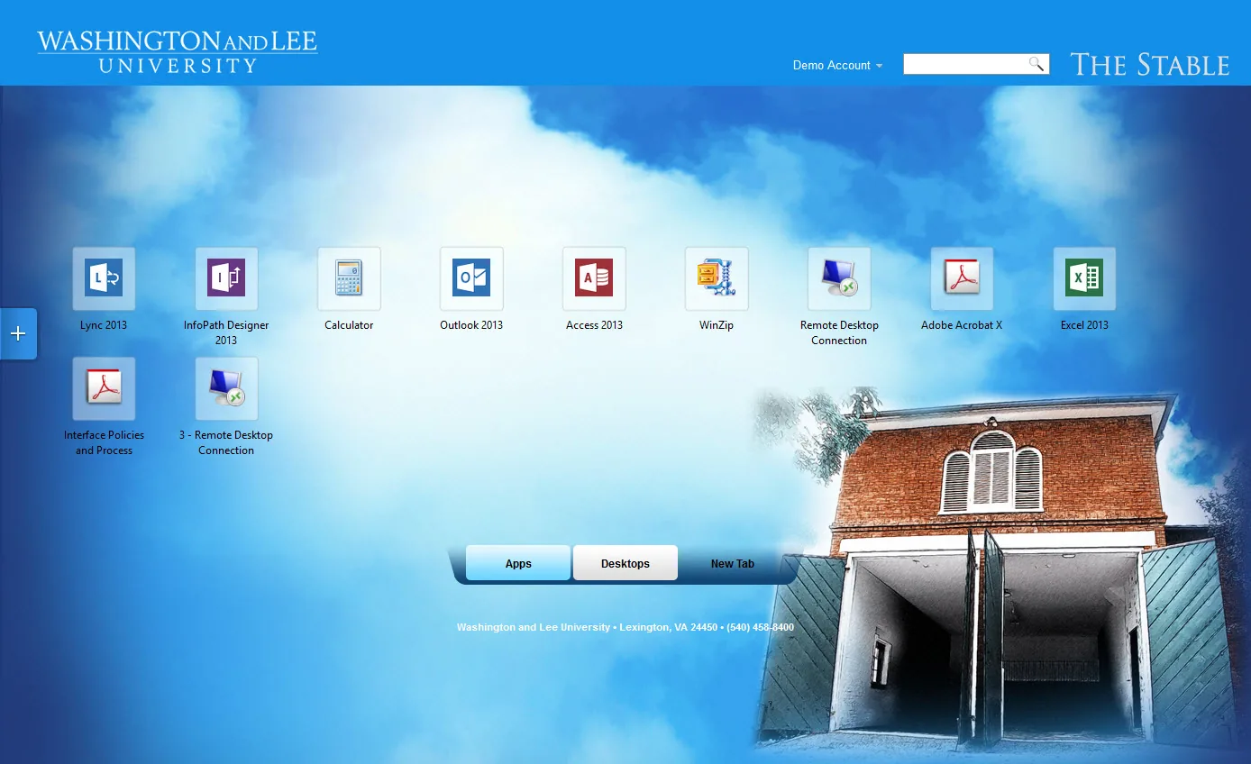 Washington and Lee University: StoreFront: Citrix StoreFront screenshot 2