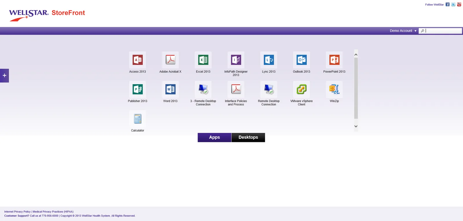 WellStar: StoreFront: Citrix StoreFront screenshot 2